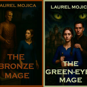 Cover art for The Bronze Mage and The Green-Eyed Mage